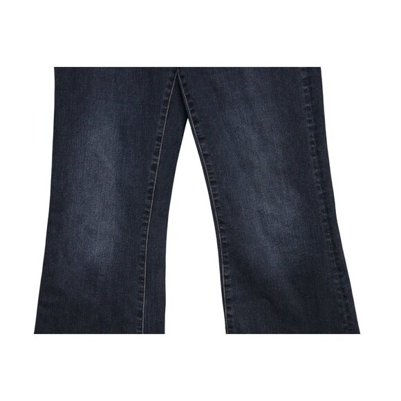 Soft Surroundings Flare Jeans Size 10 High Waisted Stretch Denim Preppy Boho - Picture 3 of 12